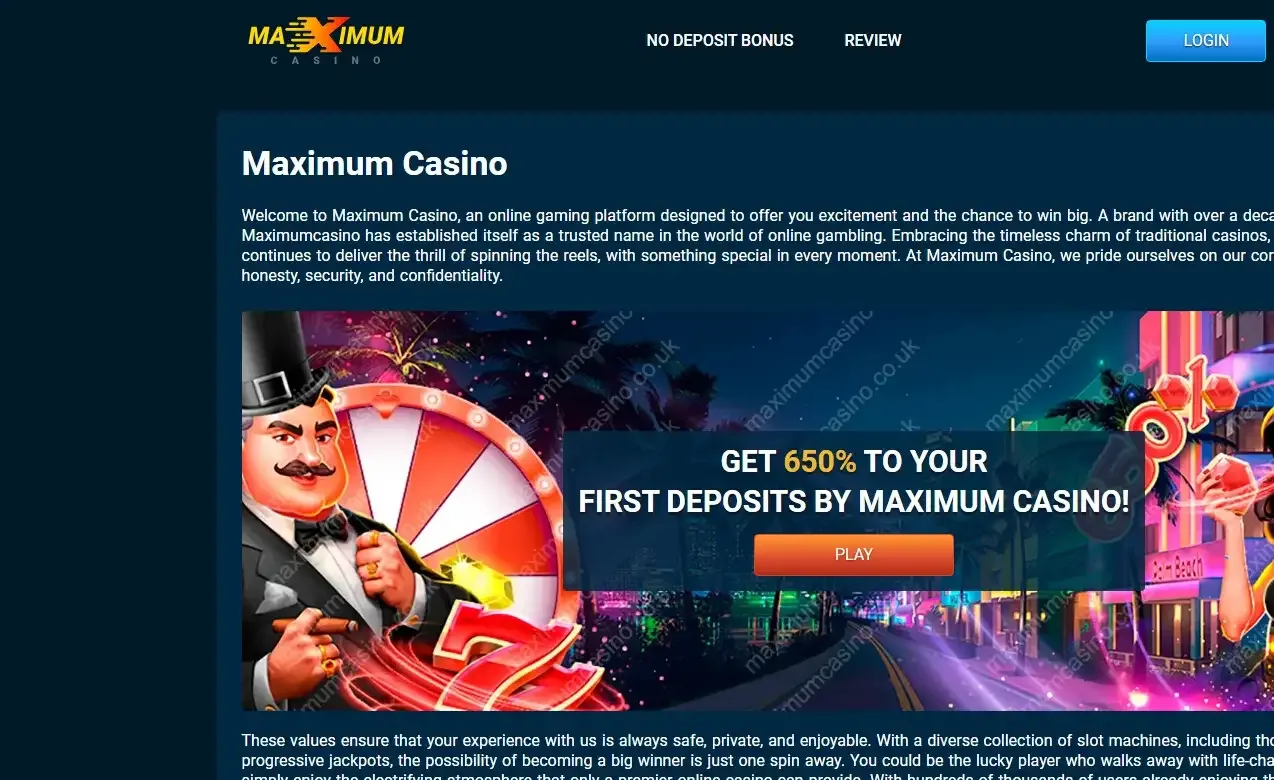 Join maximum casino Now - Special Offer 2026